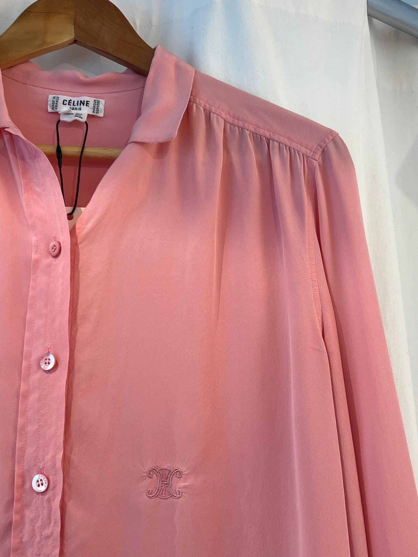 1980s Celine Silk blouse