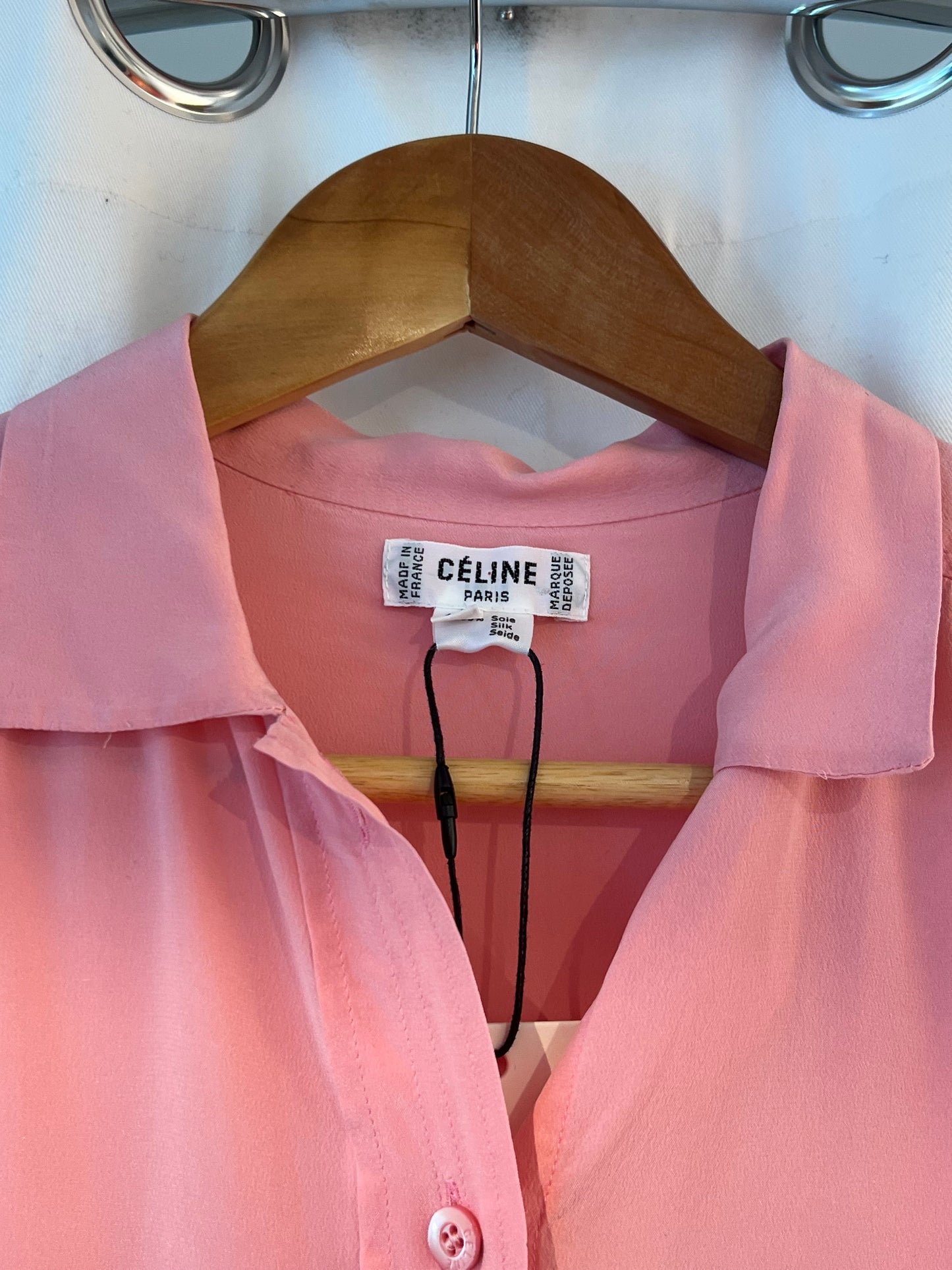 1980s Celine Silk blouse